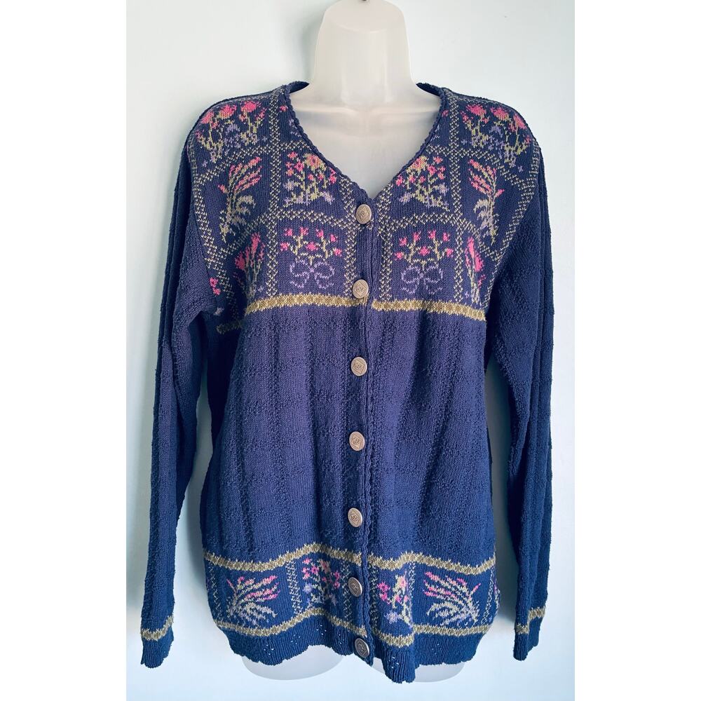 Vintage 90s Canadian Northern Reflections Parkhurst Sweater Cozy Knit Small